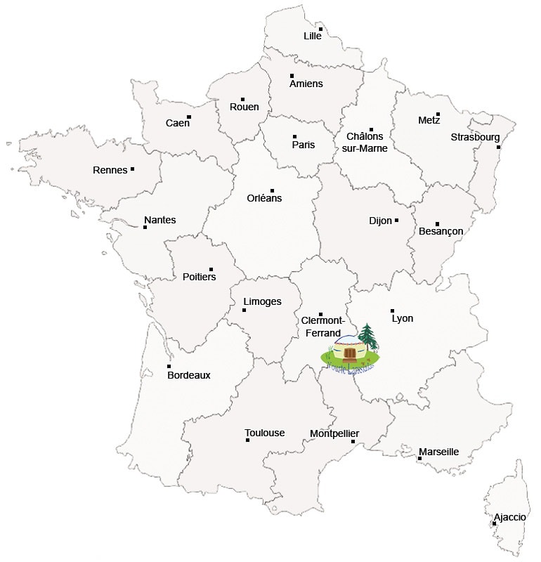 Hébergement insolite Haute-Loire & Saint-Etienne